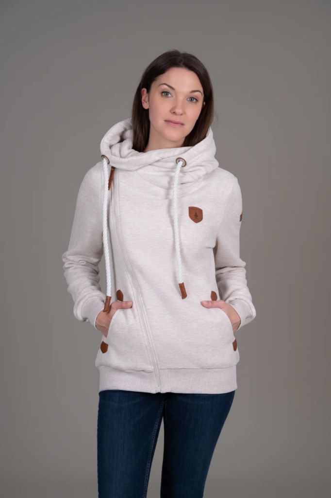 Athena Heather Oatmeal Full Zip