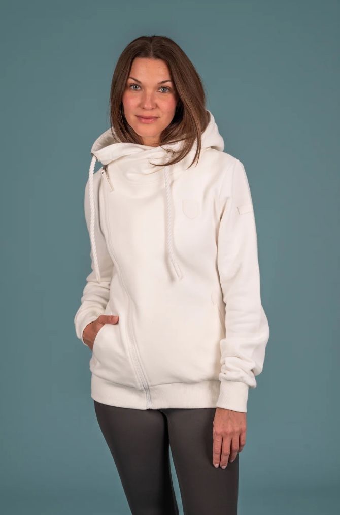 Athena White Ivory Full Zip