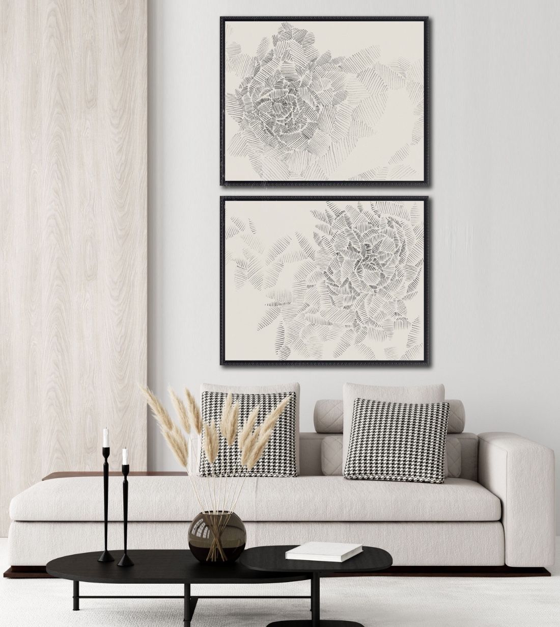 Monochrome Bloom I