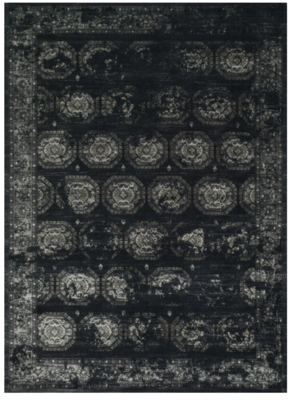 7'6 7'6" x 10'5" Area Rug Journey Charcoal