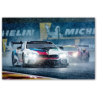 POSTER - BMW im Schnee