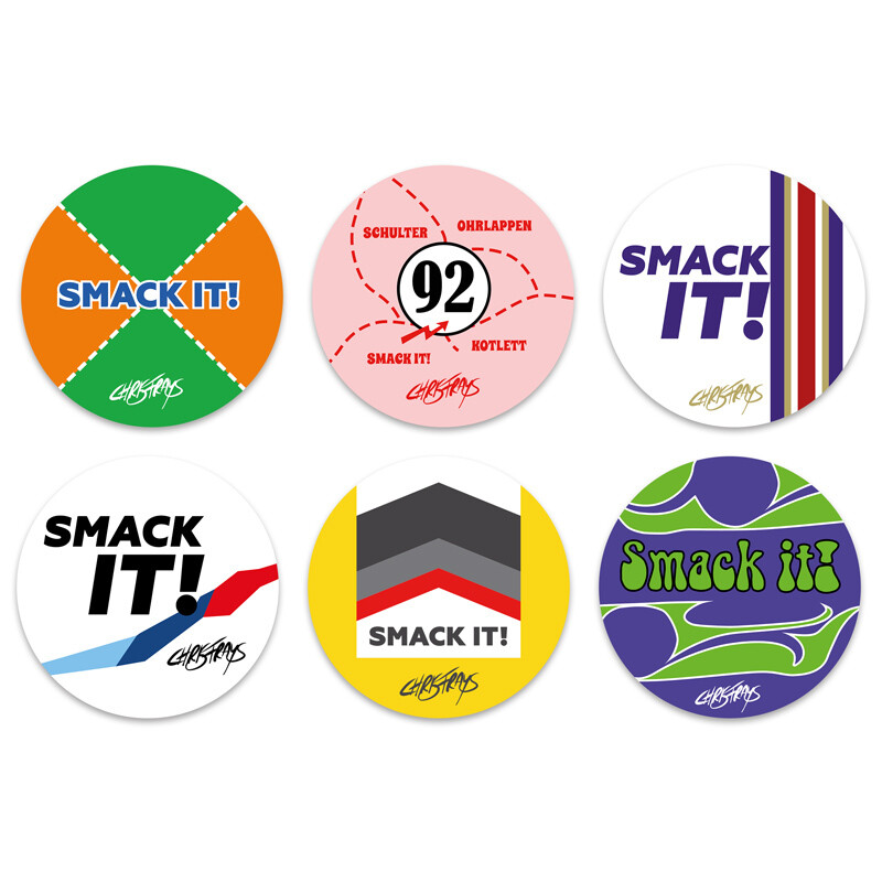 STICKER - Six-Pack - 8cm
