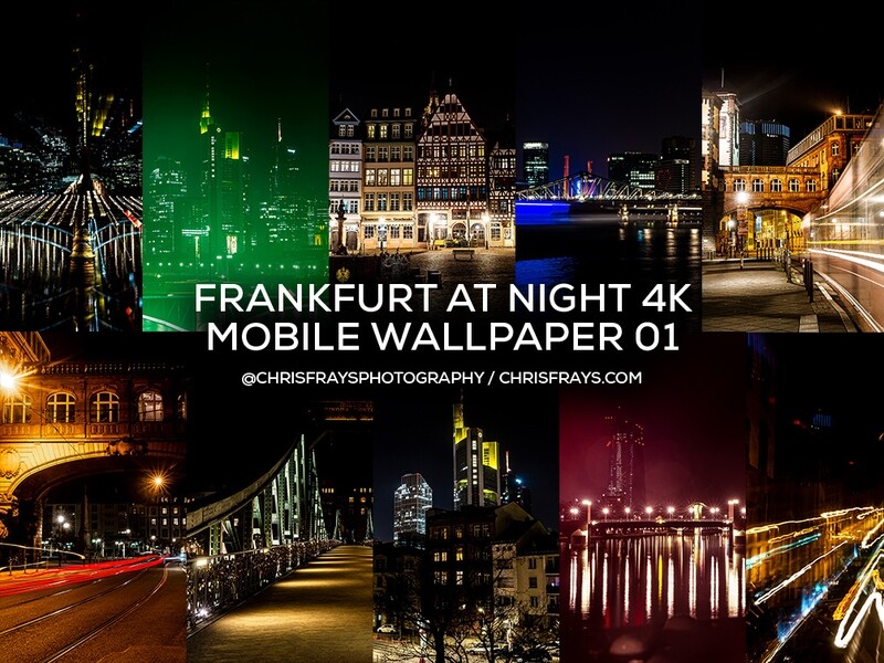 FRANKFURT AT NIGHT – Digital Mobile Wallpaper 01