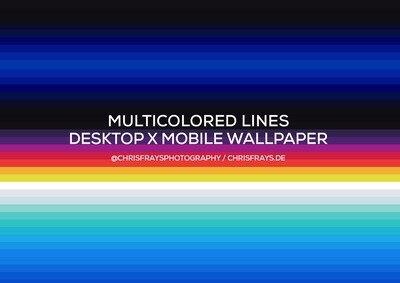 MULTICOLORED LINES –  Desktop and Mobile Wallpaper Pack