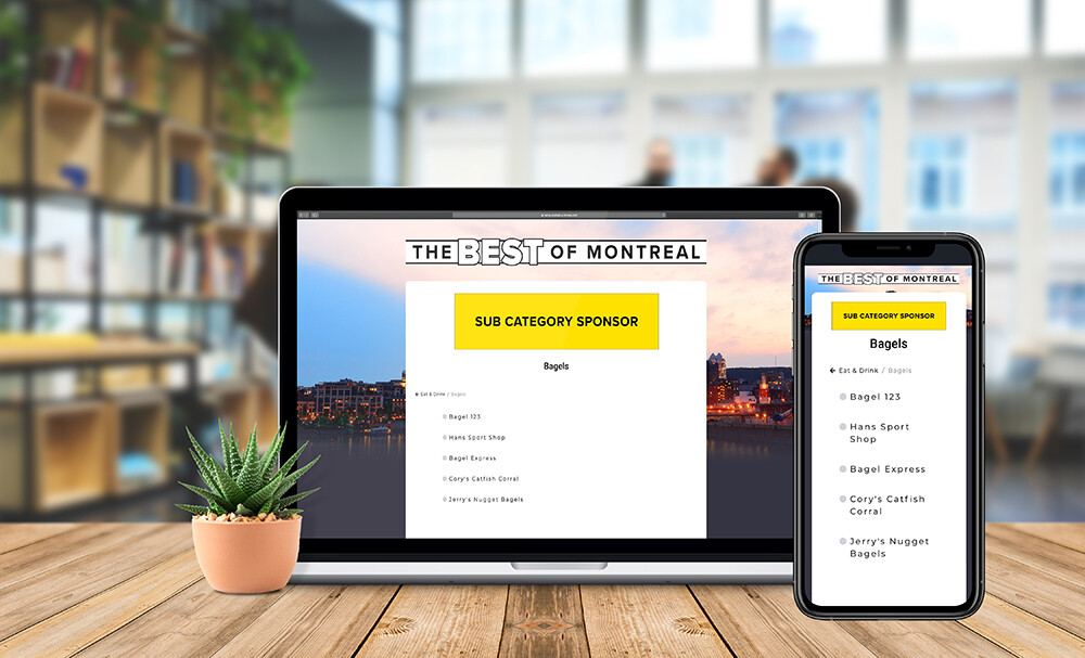 Subcategory Sponsorship