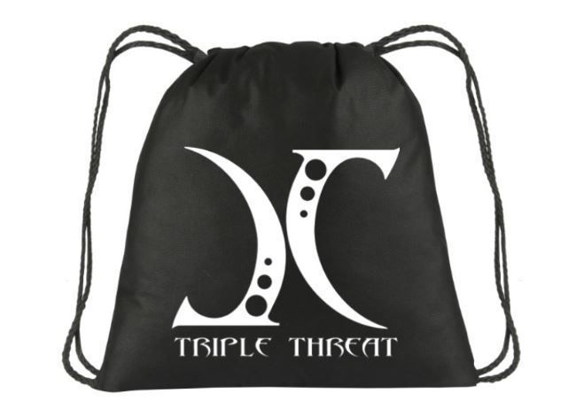 JC Triple Threat Non Woven Drawstring Backpack