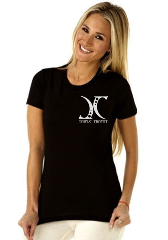 JC aka Triple Threat T-Shirt - Ladies Boyfriend T-Shirt