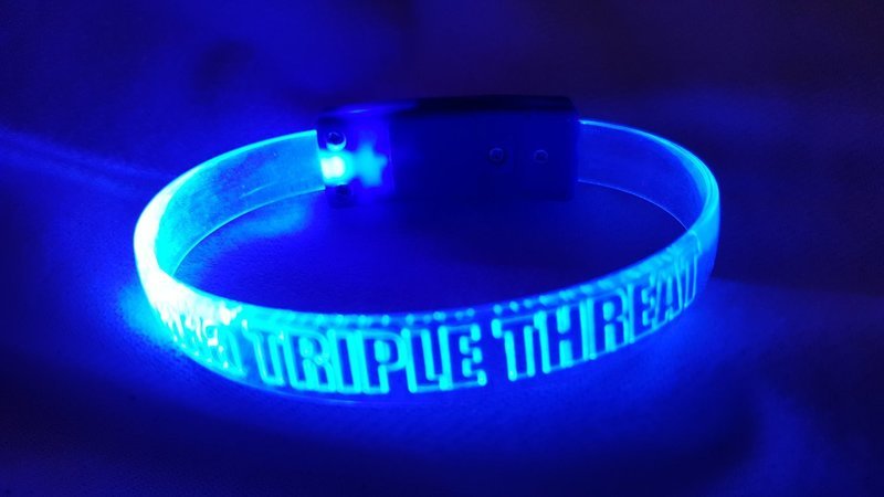 JC aka Triple Threat LED Light Up Bracelets