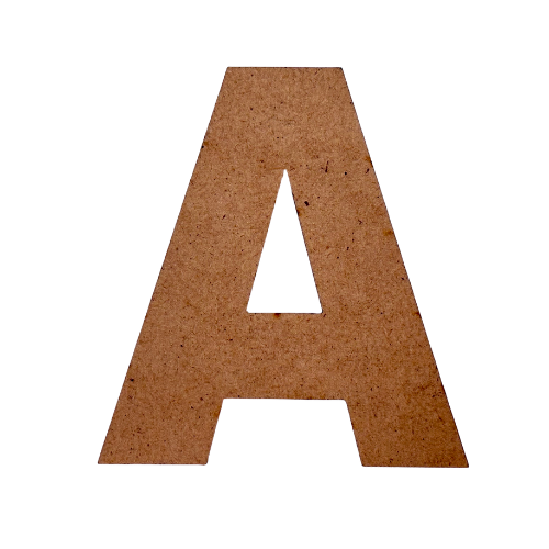 Letras en MDF 3 mm T-7 Altura 7 cm