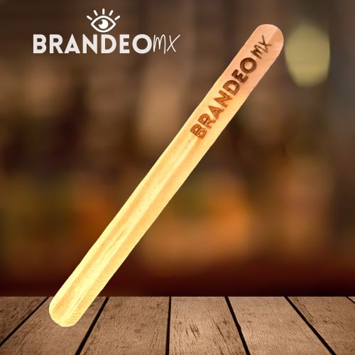 Palo de Madera T-Kikoleta Grabado Personalizado