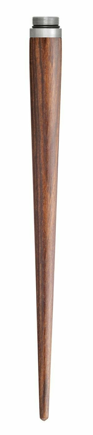 Wooden handle in violett wood, single end