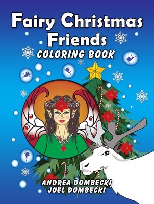 Fairy Christmas Friends Coloring Book Digital Download