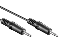 3,5 mm Jack kabel mono  1,5 meter