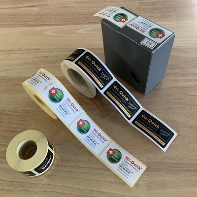 Bedruckte Selbstklebe-Etiketten
