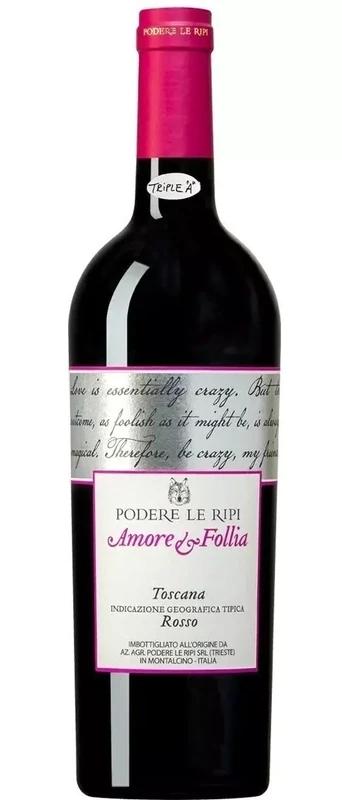 Amore e Follia 2019 Toscana Rosso IGT - Podere Le Ripi