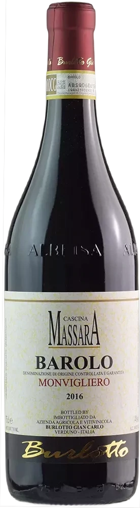 Barolo Monvigliero 2016 DOCG - Cantina Massara - Gian Carlo Burlotto
