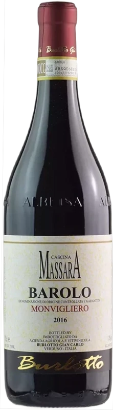 Barolo Monvigliero 2016 DOCG - Cantina Massara - Gian Carlo Burlotto