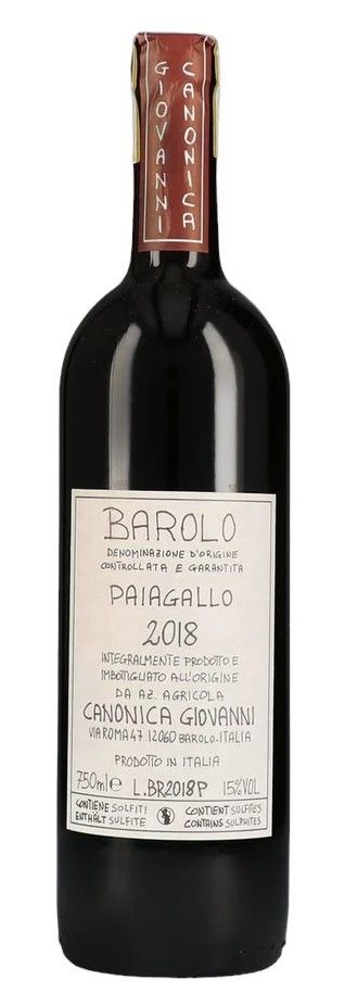 Barolo Paiagallo 2018 DOCG - Giovanni Canonica
