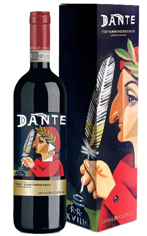 Montefalco Sagrantino Caprai4Love Dante 700ann. 2015 (case 1bt) DOCG - Arnaldo Caprai