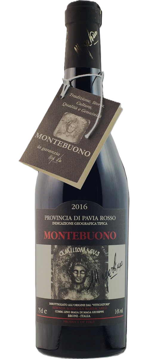 Montebuono 2016 Provincia di Pavia IGT - Az. Agr. Barbacarlo Comm. Lino Maga