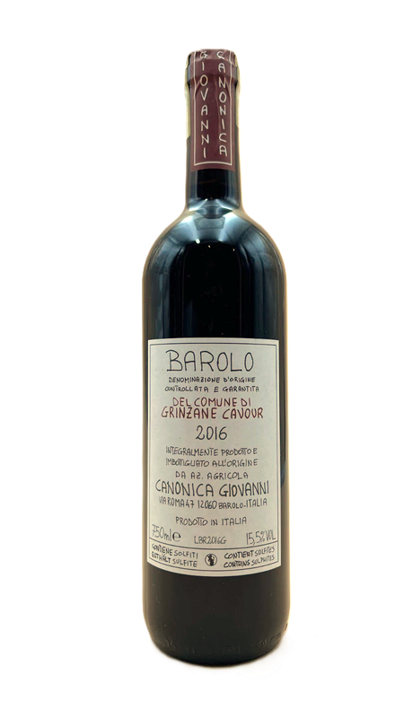 Barolo Grinzane Cavour 2016 DOCG - Giovanni Canonica
