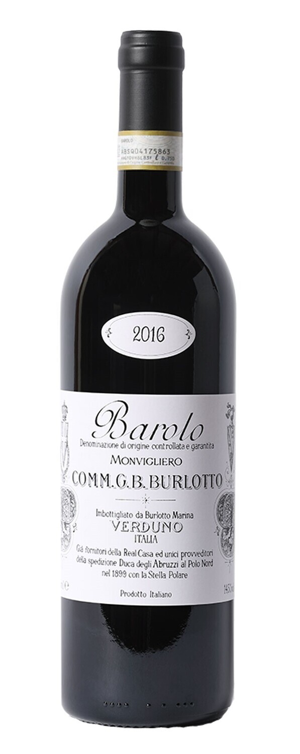 Barolo Monvigliero 2016 DOCG - Comm. G.B. Burlotto