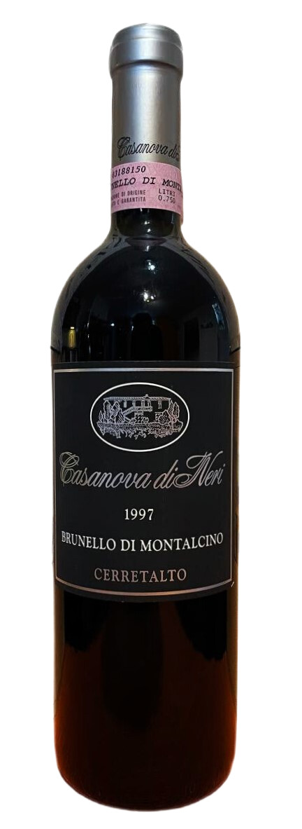 Bottle of Brunello di Montalcino Cerretalto 1997 – Casanova di Neri, Brunello di Montalcino DOCG