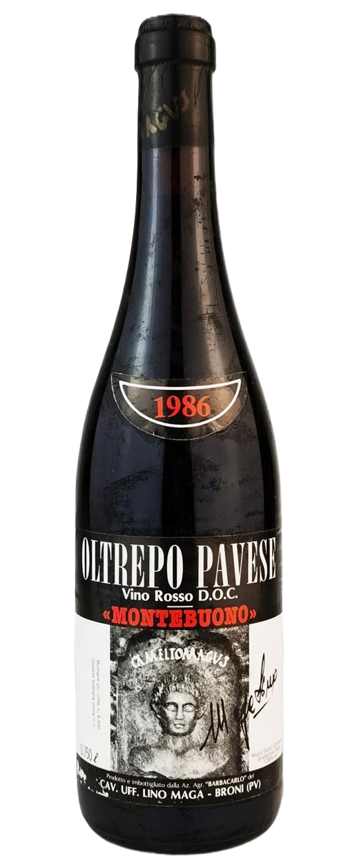 Montebuono 1986 Vino Rosso DOC - Az. Agr. Barbacarlo Comm. Lino Maga
