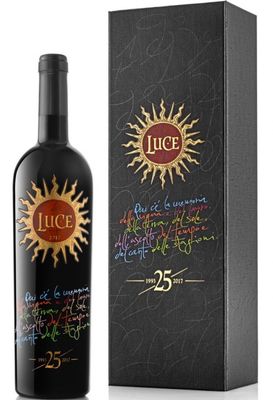 Bottle of Luce 25° Anniversario 2017 – Tenuta Luce, Toscana IGT with gift box