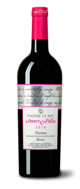 Amore e Follia 2016 Toscana Rosso IGT - Podere Le Ripi