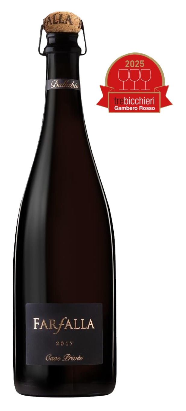 Bottle of Farfalla Cave Privée Zero Dosage 2016 – Ballabio, Vino Spumante di Qualità VSQ