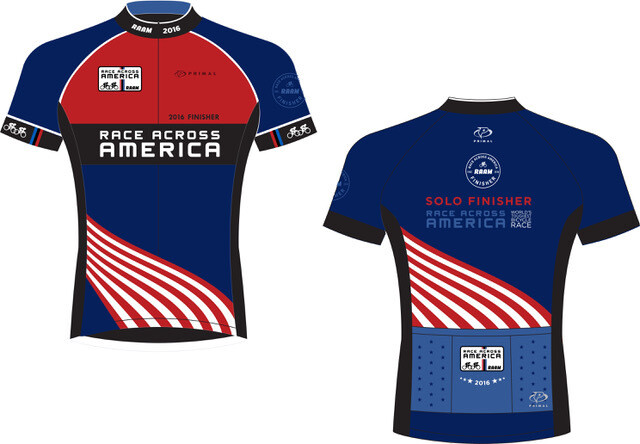 2016-2017 RAAM Official Finisher Jersey - Solo &amp; Team - ON SALE