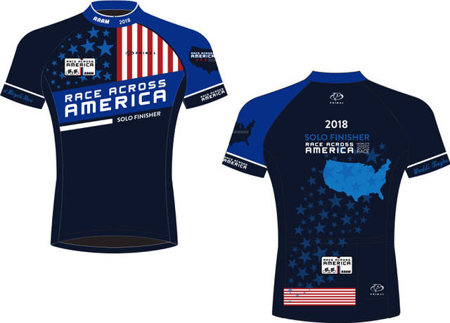 2021 RAAM Official Finisher Jersey - Solo &amp; Team