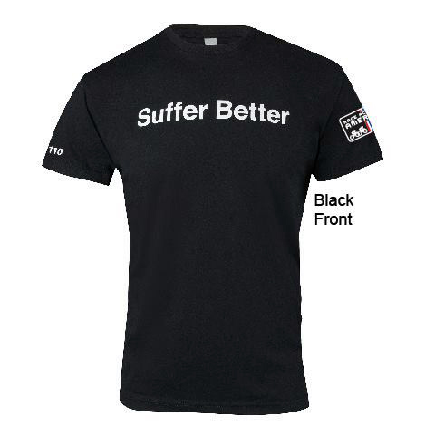 Suffer Better / Ride Farther : Short Sleeve Men's T-Shirt
