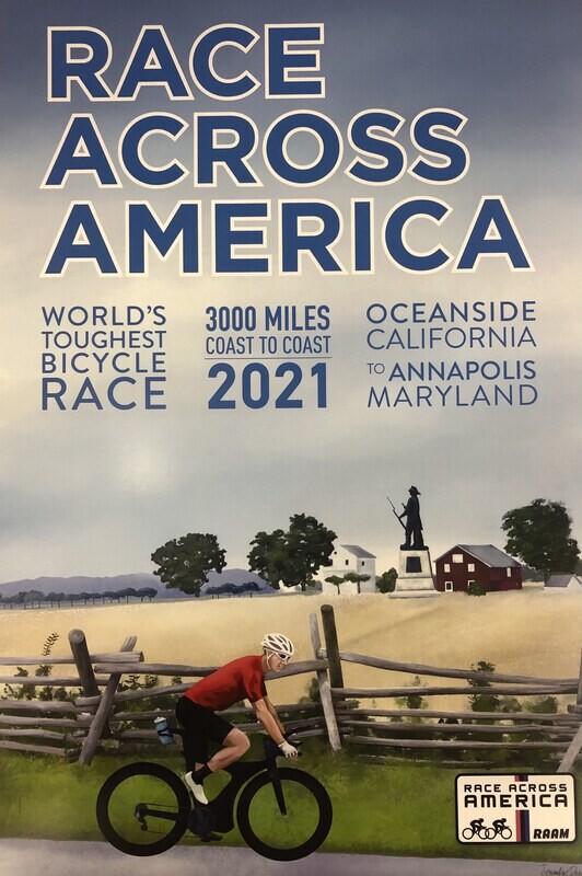 2021 Official RAAM Race Poster