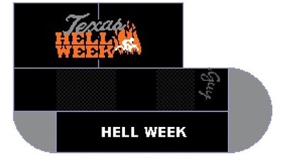 Texas Hell Week Socks (Pre-Order for pick up at event check-in)