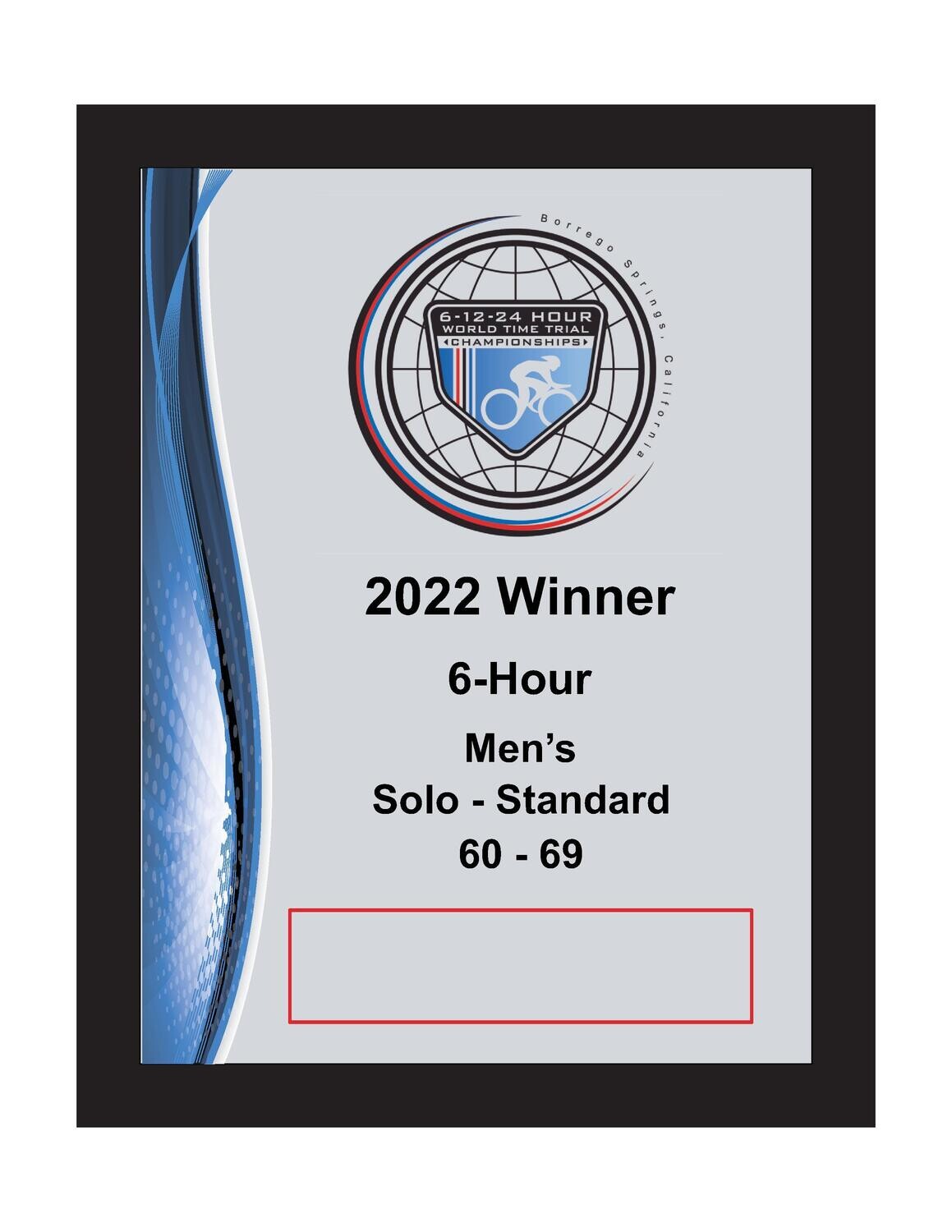 24-Hour WTTC Age Division Winner Plaques