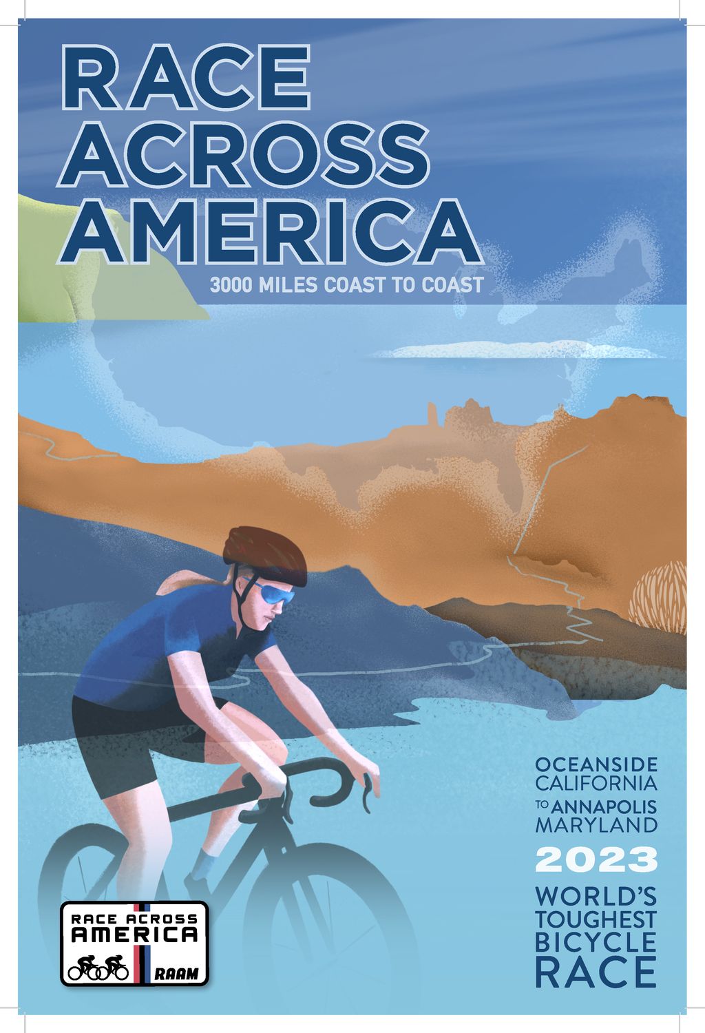 2023 Official RAAM Poster