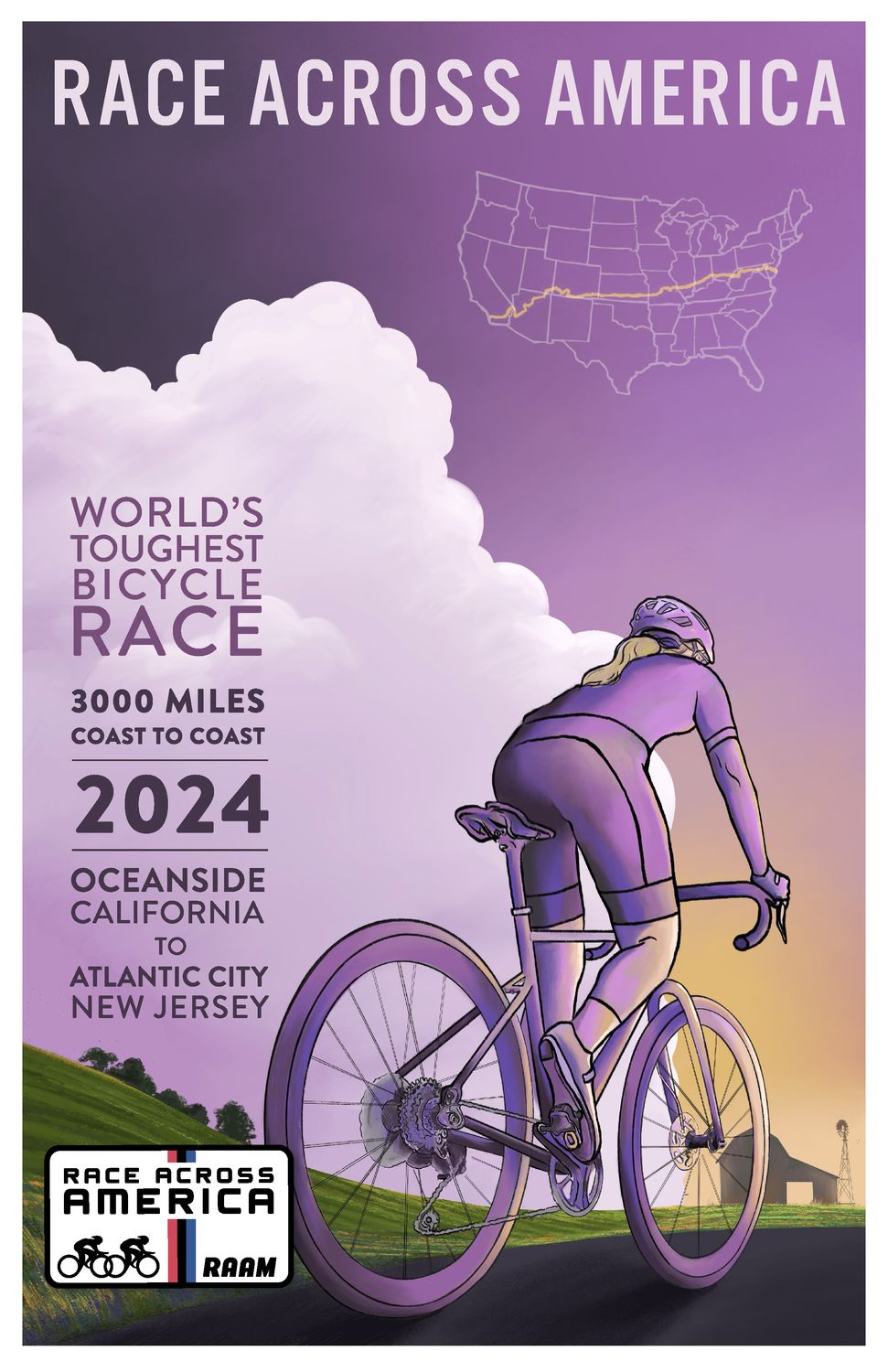2024 Official RAAM Poster