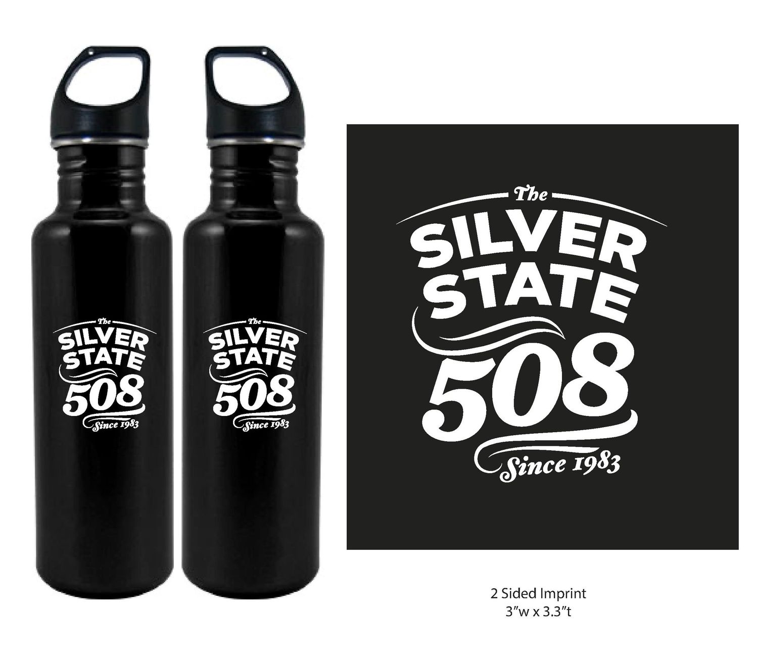 508 Logo Stainless Water Bottle
