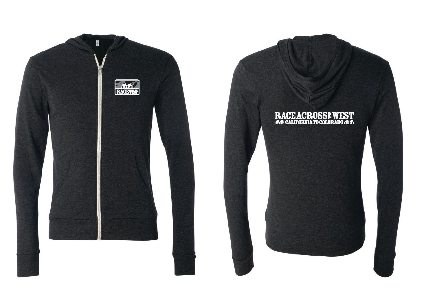 Lightweight RAW Zip Hoodie