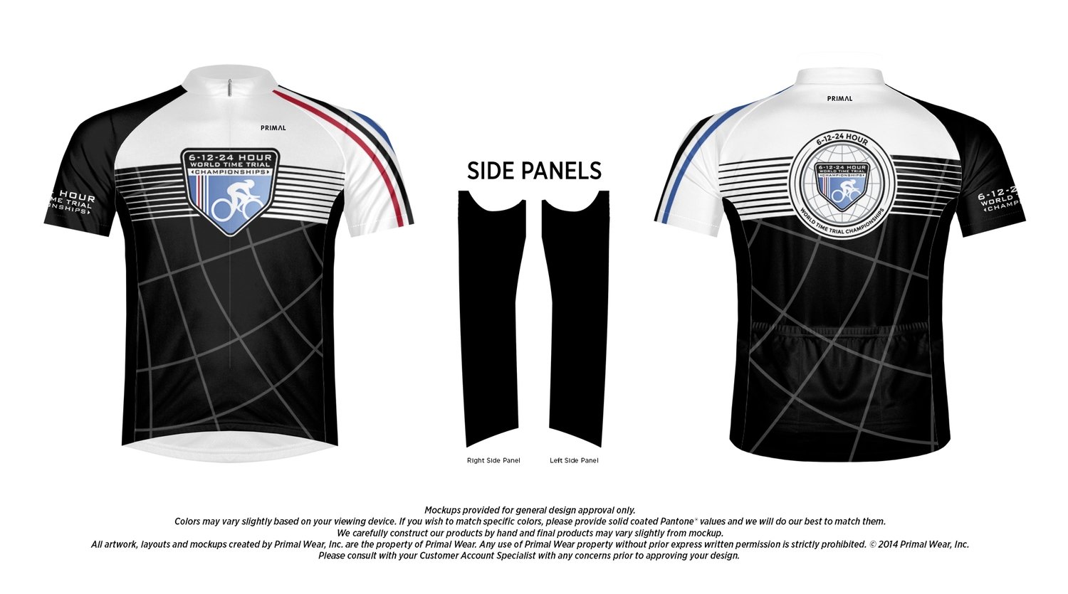 6-12-24 HR WTTC B/W Logo Jersey by Primal Wear