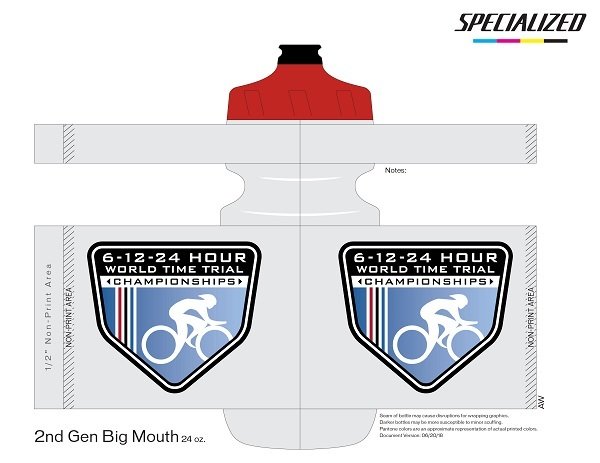 6-12-24 HR WTTC Specialized Water Bottle 24 oz.