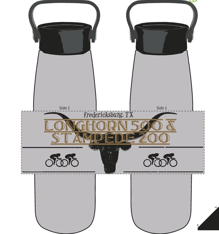 Longhorn 500 / Stampede 200 Stainless Vacuum Bottle 19oz