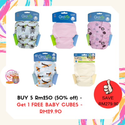 GROVIA Snap AIO (All in one) 5PCS - FREE 1x 1oz BabyCubes. GROVIA Snap AIO (All in one) 5PCS - FREE 1x 1oz BabyCubes.