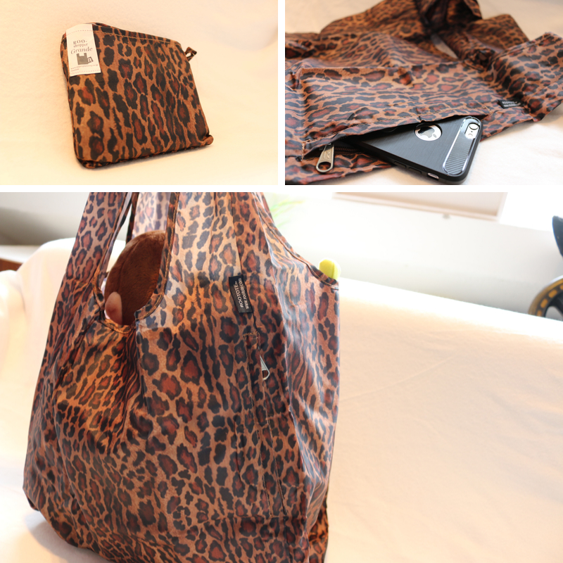 EVERYDAY SALE. Roo Shopper Reusable Bag (Leopard Print) Grande/Large. L 27 &quot; x W 15&quot;