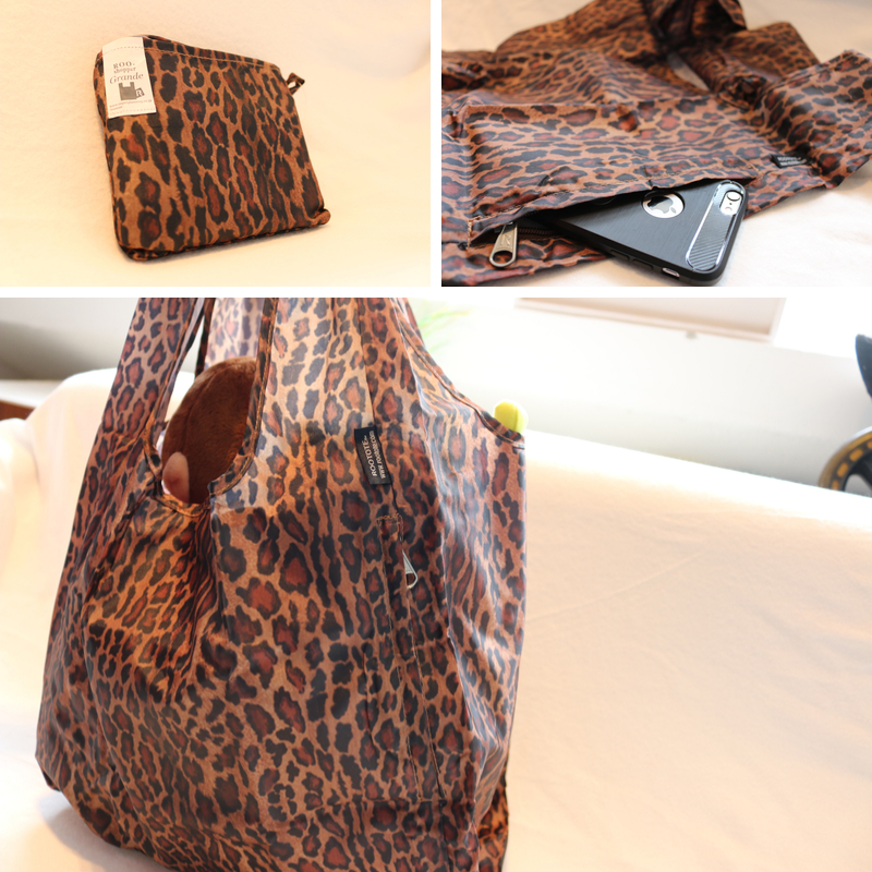 HAPPY NEW YEAR 2024 SALE. Roo Shopper Reusable Bag (Leopard Print) Grande/Large. L 27 &quot; x W 15&quot;