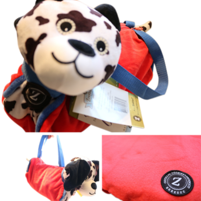 Zoobies Duffel Dogs™ - Dot The Dalmation™ Bag, Pillow, Blanket, Plush Toy
