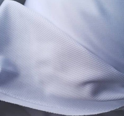Polyester Jersey Fabric White.