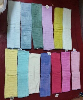 EVERYDAY SALE. Colored Cotton Prefolds. BUY 1x FREE 1x.